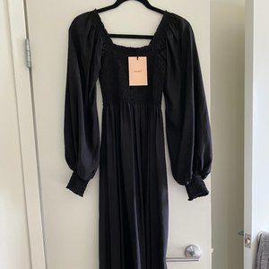 La Ligne New York Maxi Eloise Black Dress
